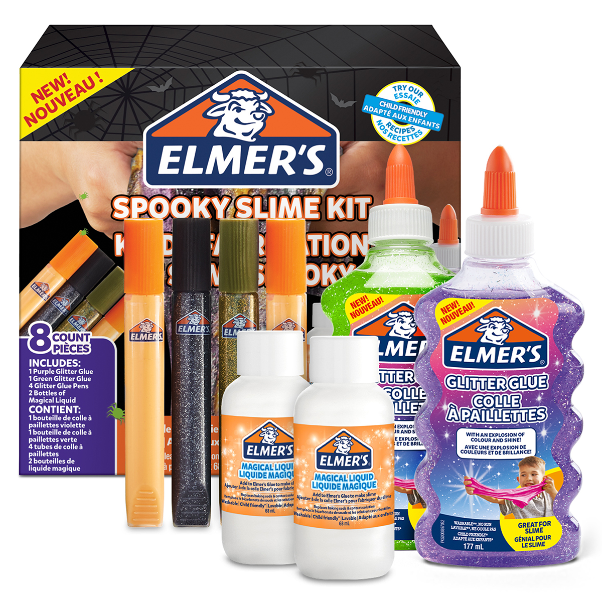 Spooky Slime Kit 8 pieces in the group Kids / Books for Kids / Slime at Pen Store (128057)