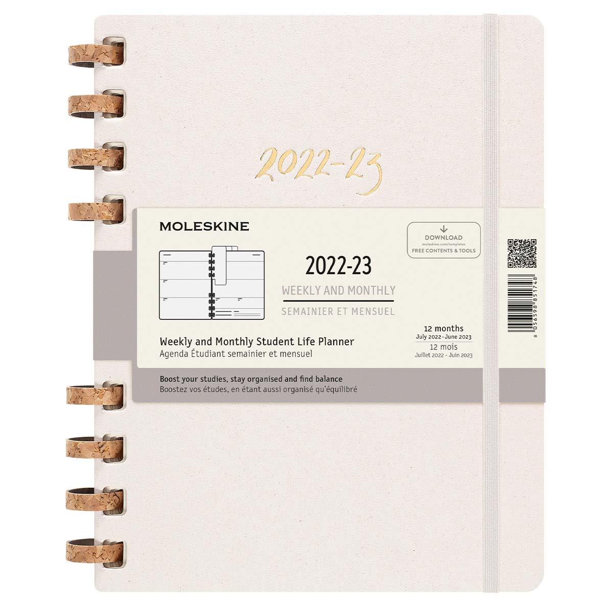 Spiral Academic Calendar XL 12M Oyst in the group Paper & Pads / Planners / 12-Month Planners at Pen Store (128113)