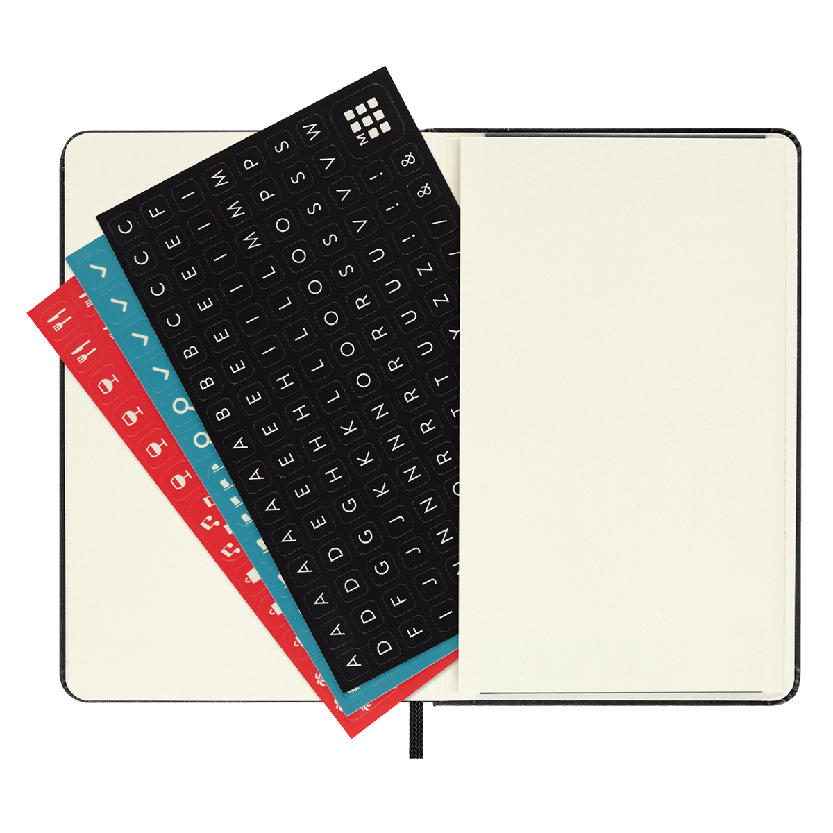 18M Weekly Horisontell Kalender Pocket Black in the group Paper & Pads / Planners / 18-Month Planners at Pen Store (128206)