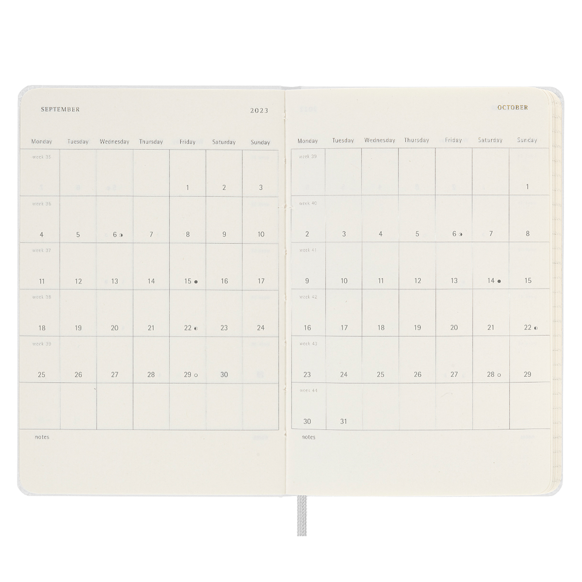 18M WeekNote Calendar Pocket Prins Fox in the group Paper & Pads / Planners / 18-Month Planners at Pen Store (128223)