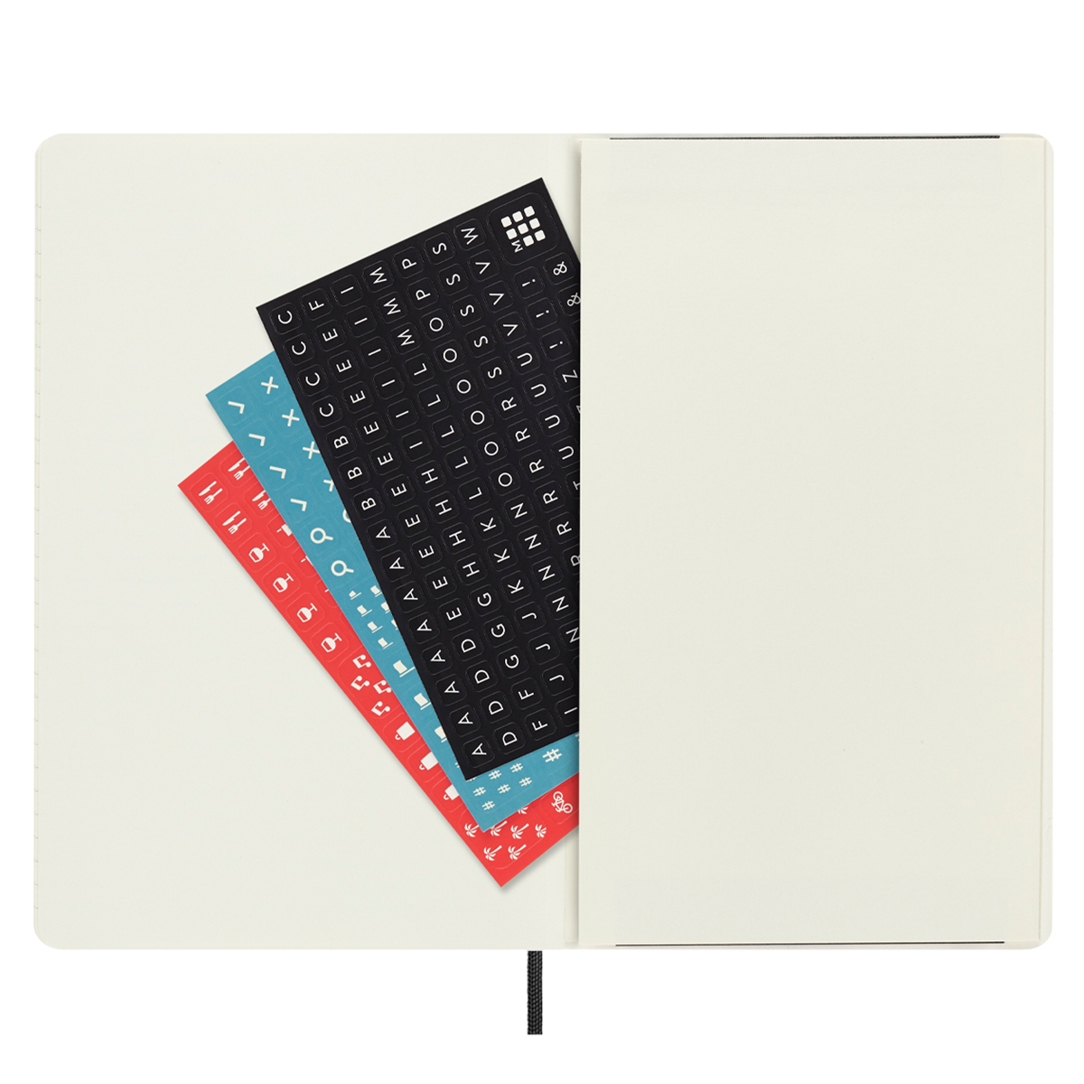 18M Monthly Calendar Soft Cover Large Black in the group Paper & Pads / Planners / 18-Month Planners at Pen Store (128225)