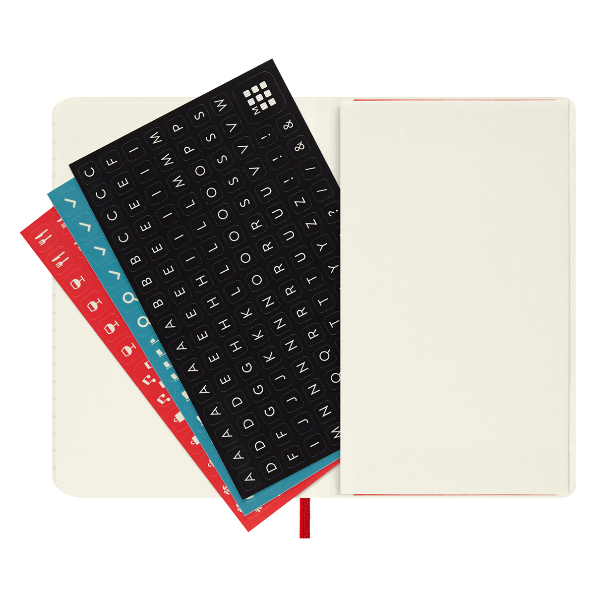 18M WeekNote Calendar Soft Cover Pocket Red in the group Paper & Pads / Planners / 18-Month Planners at Pen Store (128231)