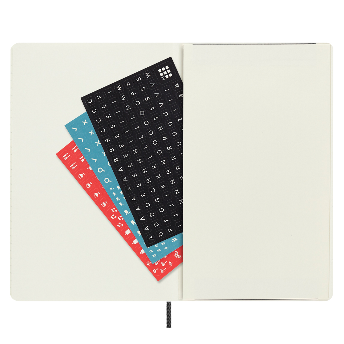 18M WeekNote Calendar Soft Cover XL Black in the group Paper & Pads / Planners / 18-Month Planners at Pen Store (128233)