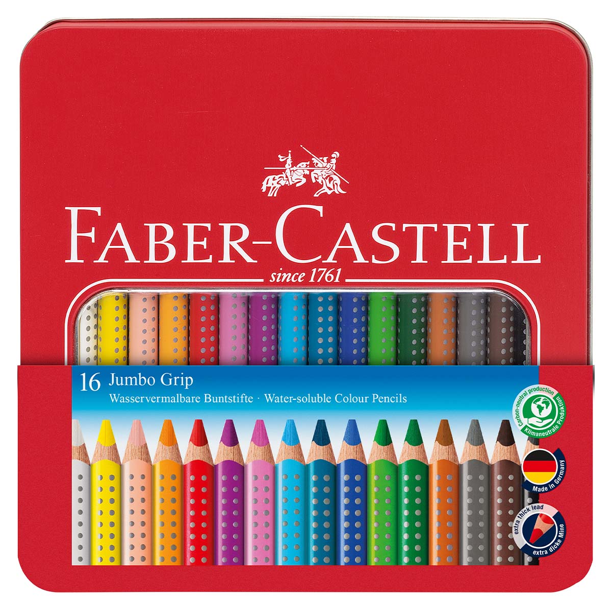 Faber-Castell Watercolour Pencil ART GRIP AQUARELLE (Tin of 36