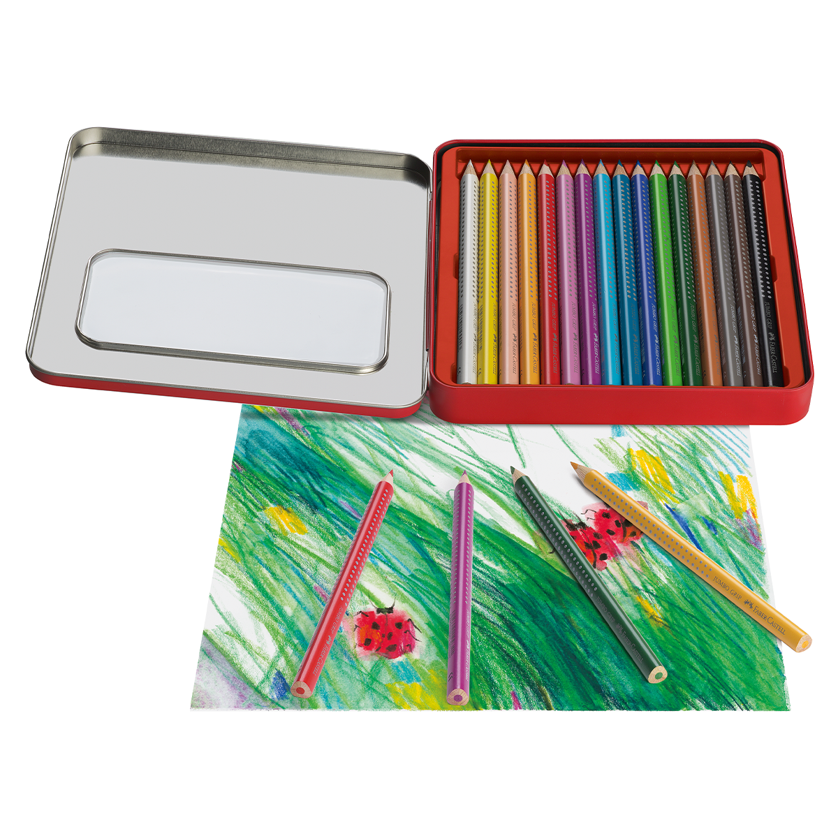 Faber-Castell Watercolor Pencils Jumbo 16-set | Pen Store
