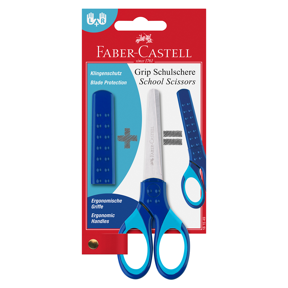 Kids Scissors Blue in the group Kids / Fun and learning / Scissors for Kids at Pen Store (128302)
