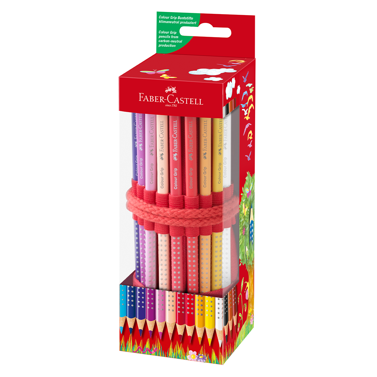 Faber-Castell Colour Pencils - Grip - Water-soluble - 48 pcs - M