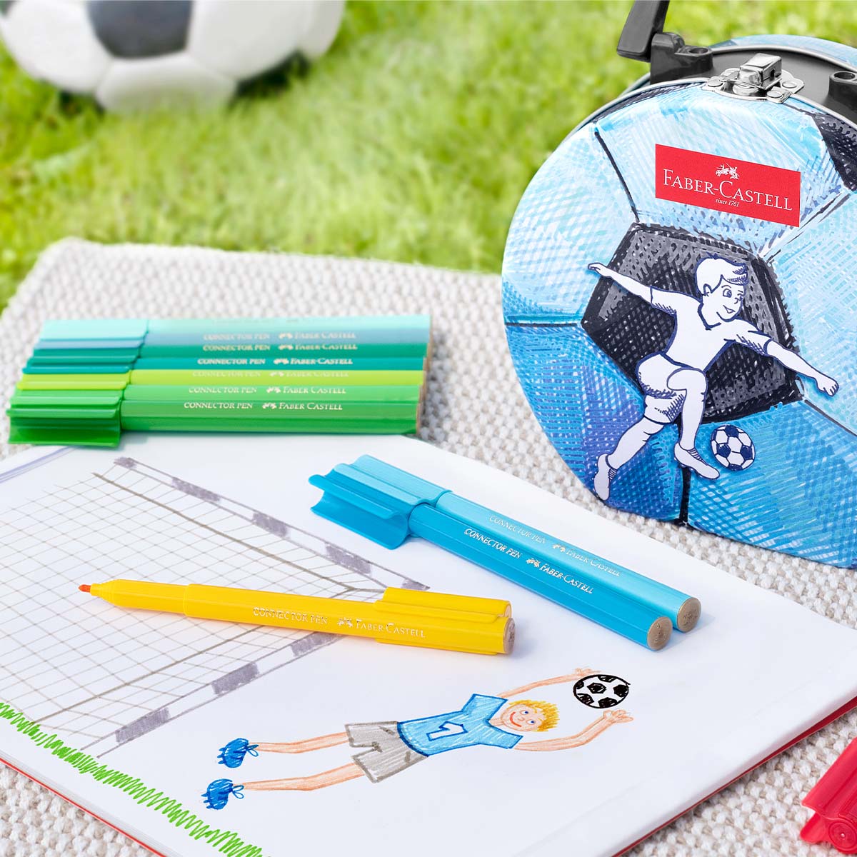 Connector Felt Tips 33-set Football in the group Kids / Kids' Pens / Felt Tip Pens for Kids at Pen Store (128317)