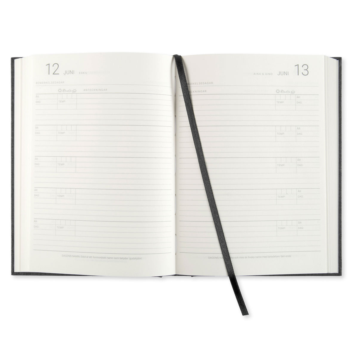 5 Year Journal A5 Black in the group Paper & Pads / Planners / Special Planners at Pen Store (128477)