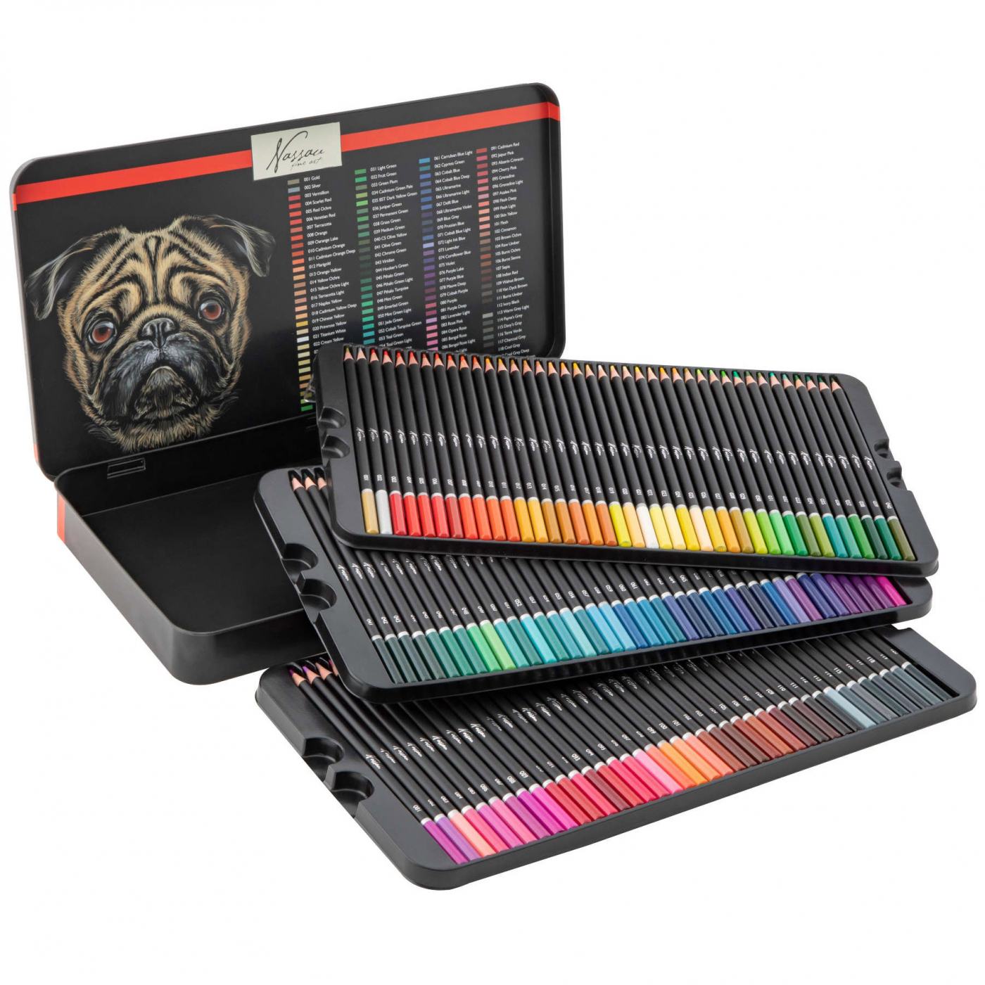 Coloured pencils Artist 120-set in tin box in the group Pens / Artist Pens / Colored Pencils at Pen Store (128531)
