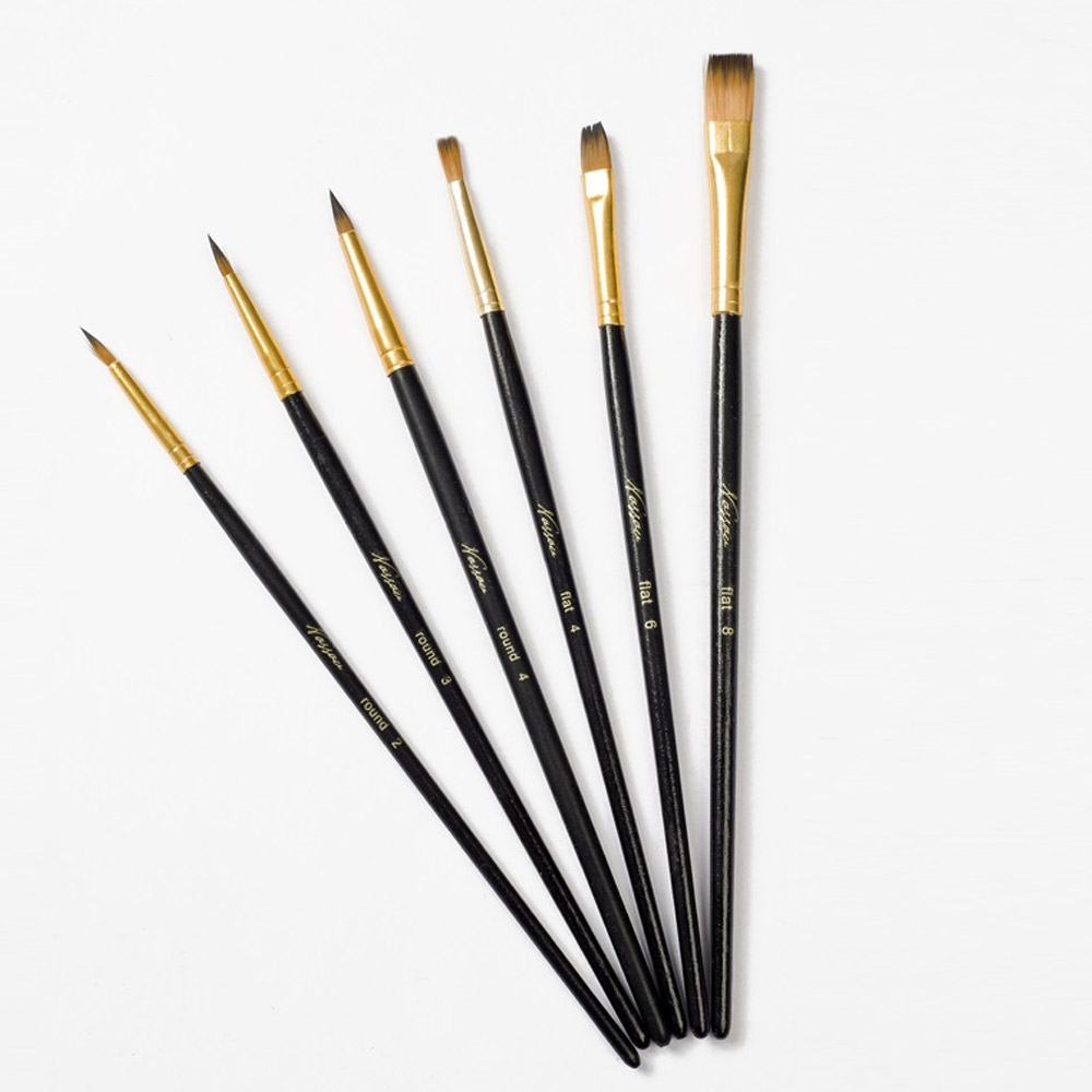 Nassau Fine Art Brushes Basic 6-set | Pen Store