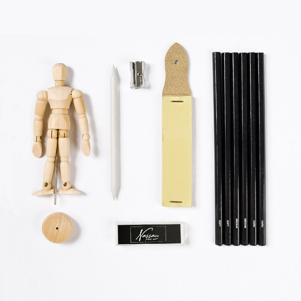 Wood Manikin Sketch-set in the group Art Supplies / Art Accessories / Tools & Accessories at Pen Store (128561)