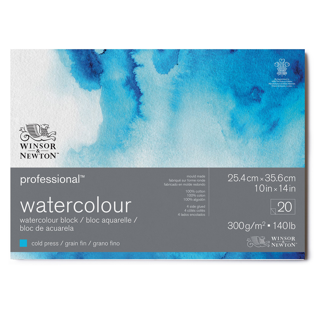 Winsor & Newton Professional Watercolour Pad CP 26x36 cm 300g