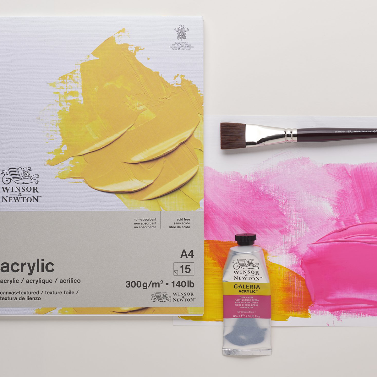 Acrylic Pad A4 300g in the group Paper & Pads / Artist Pads & Paper / Acrylic Pads at Pen Store (128701)