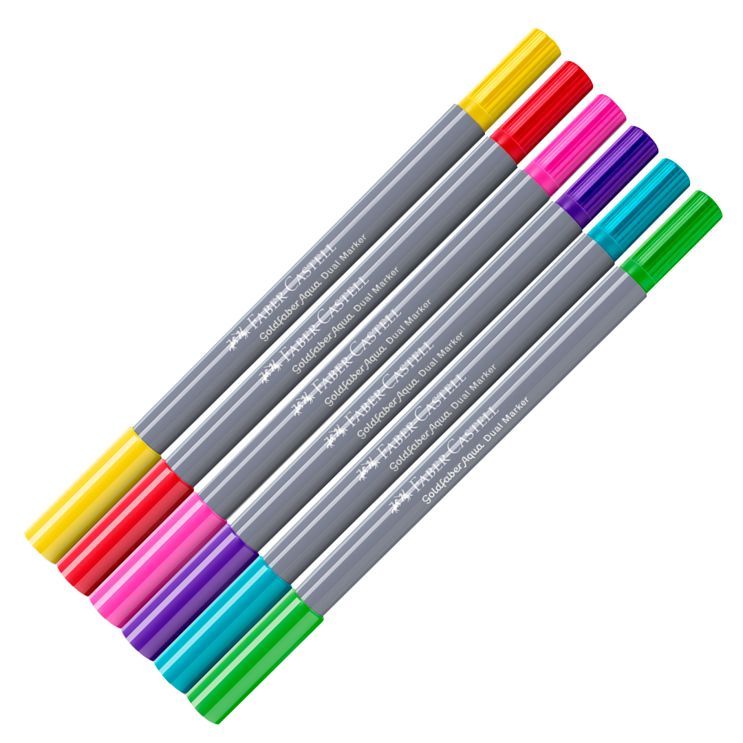 Goldfaber Aqua Dual Marker Set of 6 Candy shop