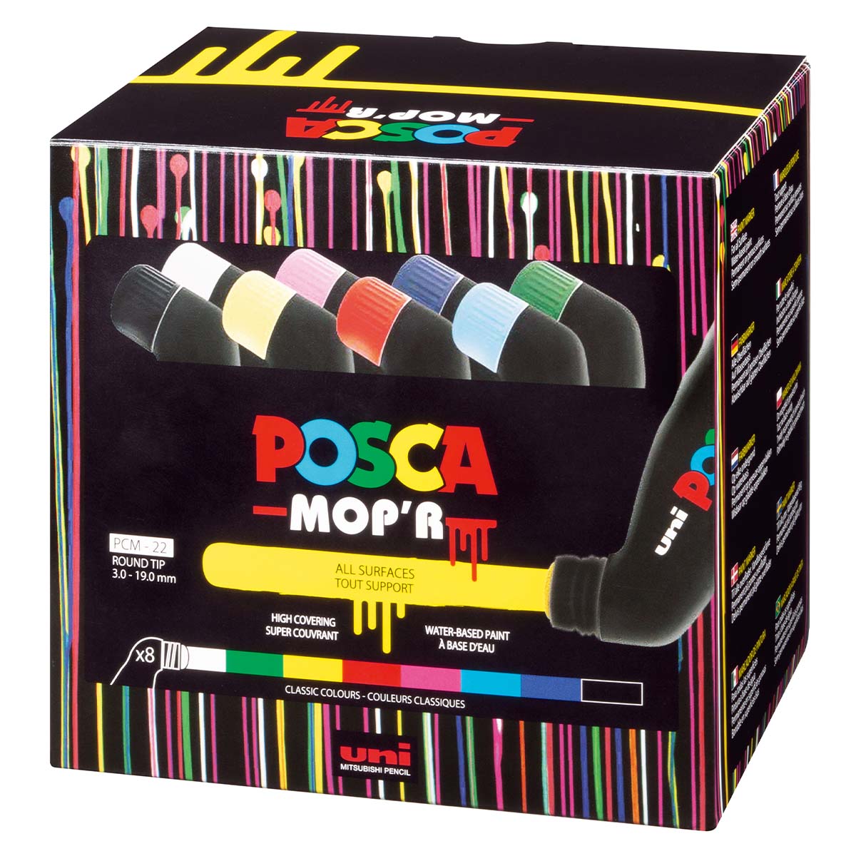 POSCA Coloring 8 pk Fine Paint Markers