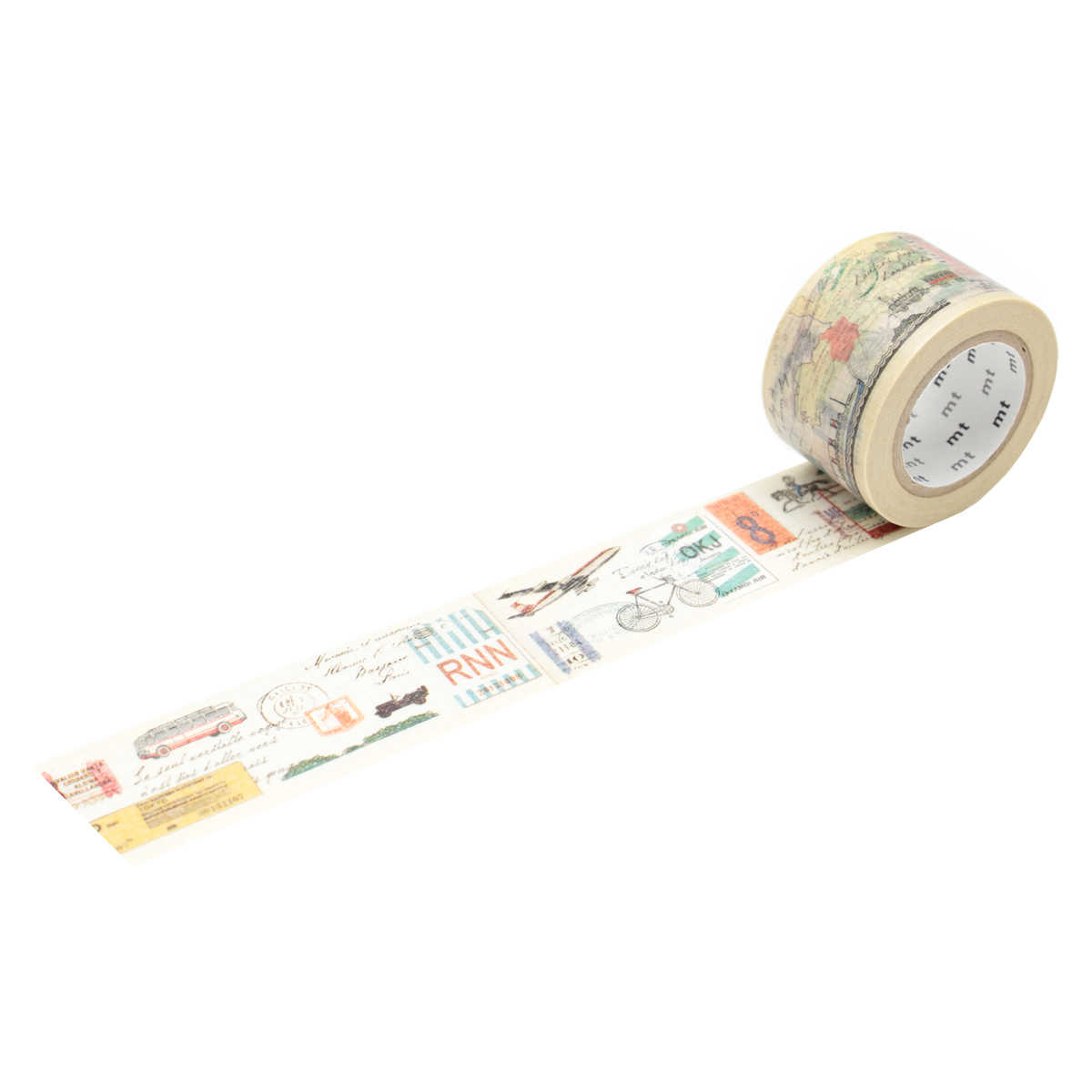 MT Deco Washi Tape - Matte Blue