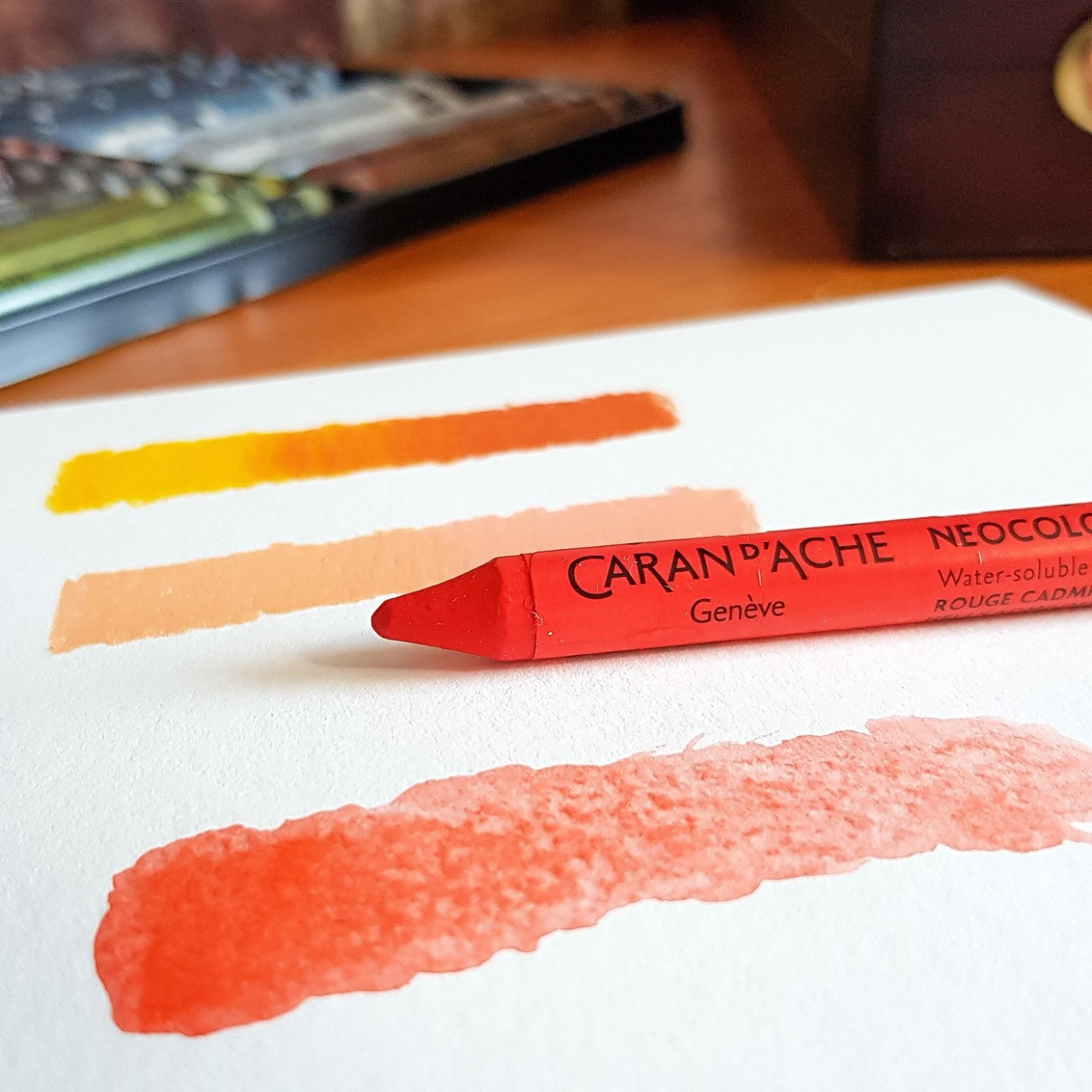 画材 CARAN D'ACHE 84 NEOCOLOR II Pastels Caran d'Ache Neocolor II Water-Soluble Wax Pastels - Set of