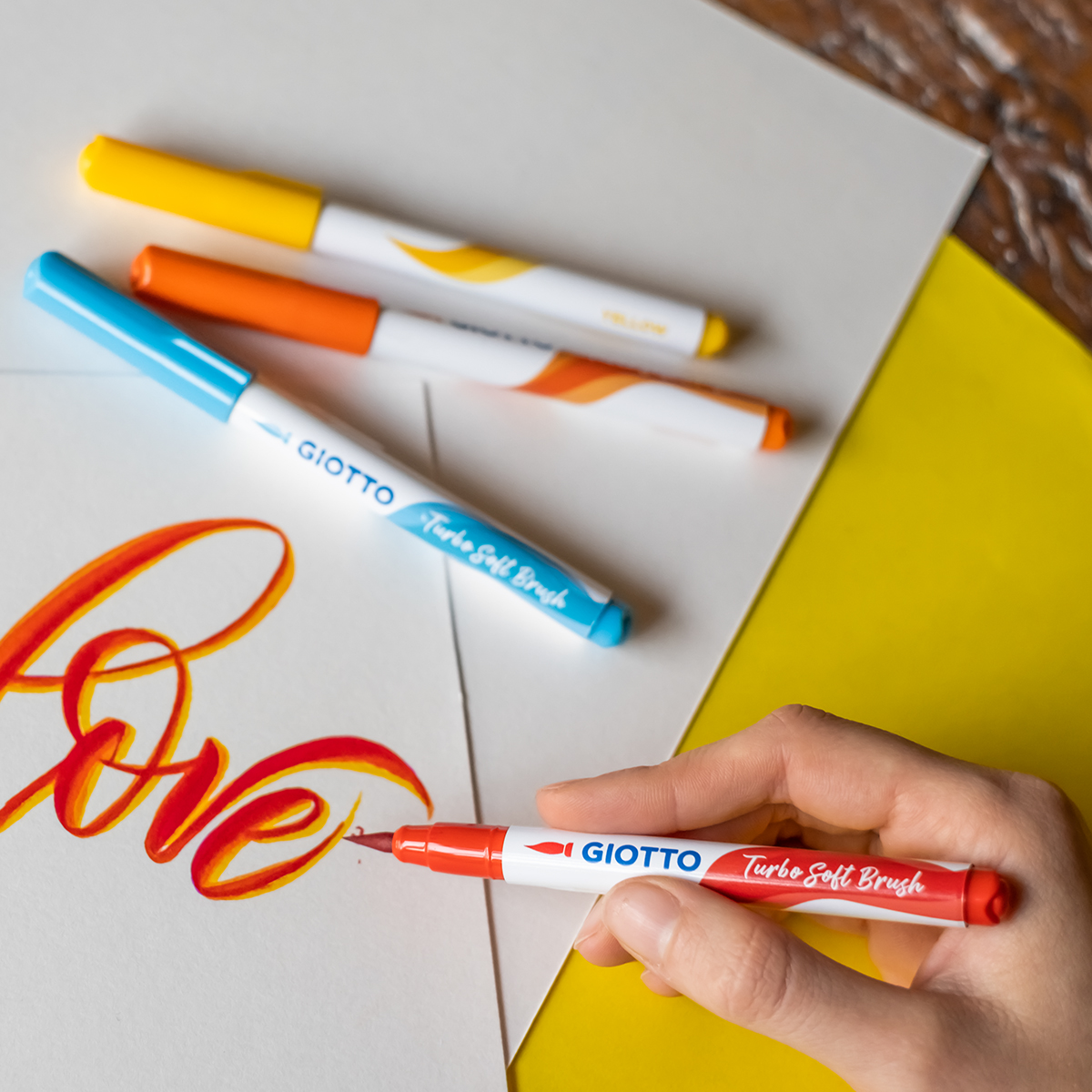Turbo Soft Brush Pen Intense 10-set