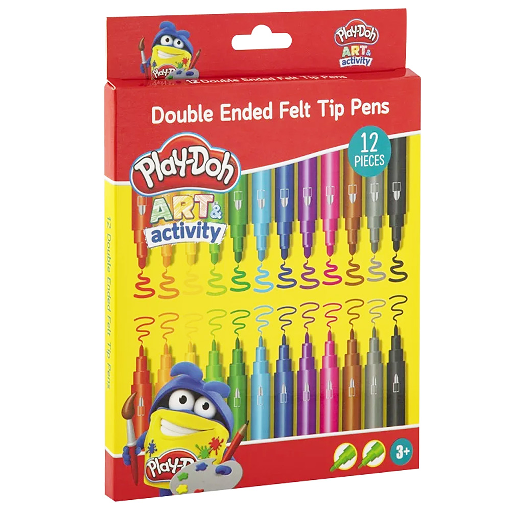Play-Doh Felt Tip Pens Duo 12-set
