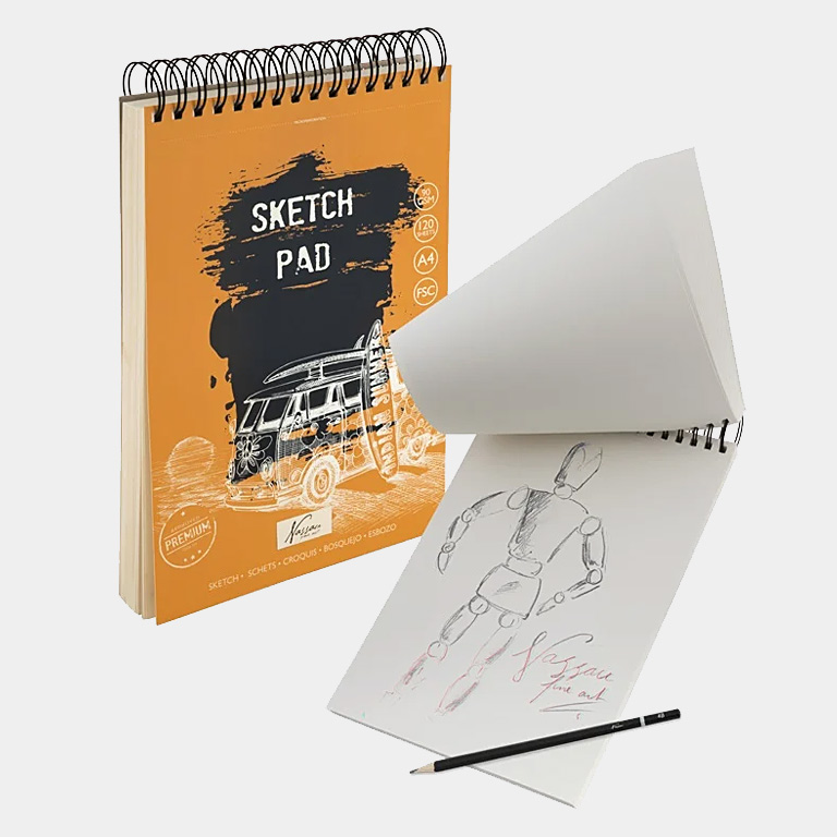 Target Drawing Pad Nassau Fine Art Sketch pad Spiral A4, 120 sheets | Pen Store