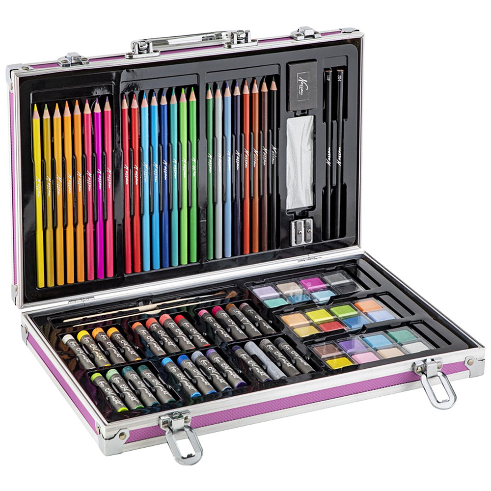 Art Box 79-set Metal case in the group Art Supplies / Art Sets / Beginner sets at Pen Store (129374)
