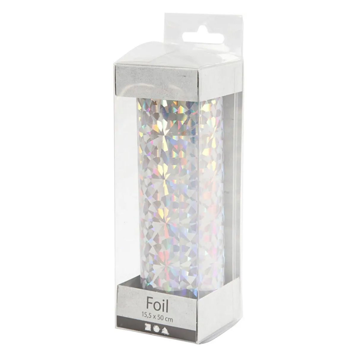 Deco Foil Silver Holographic in the group Hobby & Creativity / Create / Gilding at Pen Store (129478)