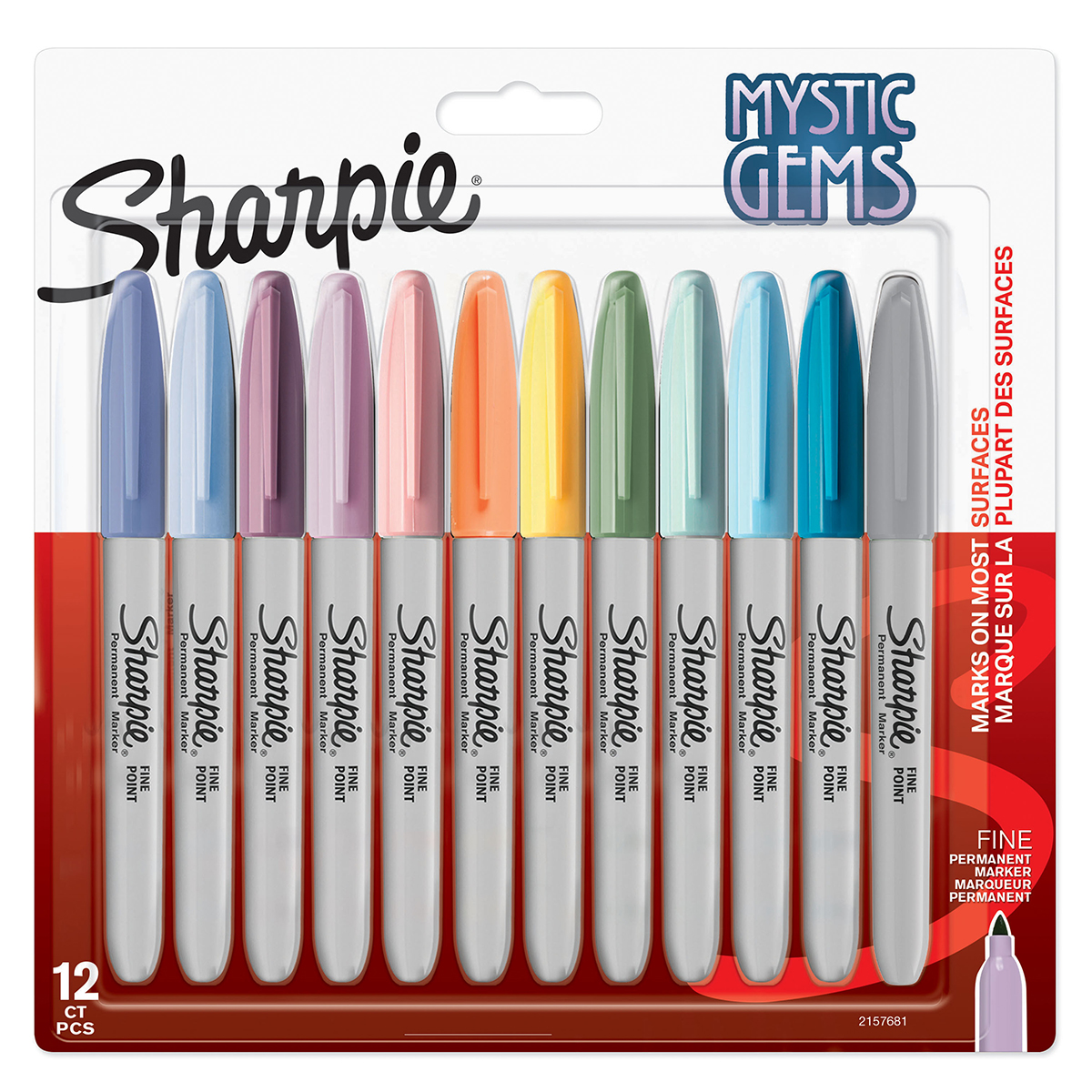 Save on Sharpie Permanent Marker Fine Point Metallic Silver - 2 ct Order  Online Delivery