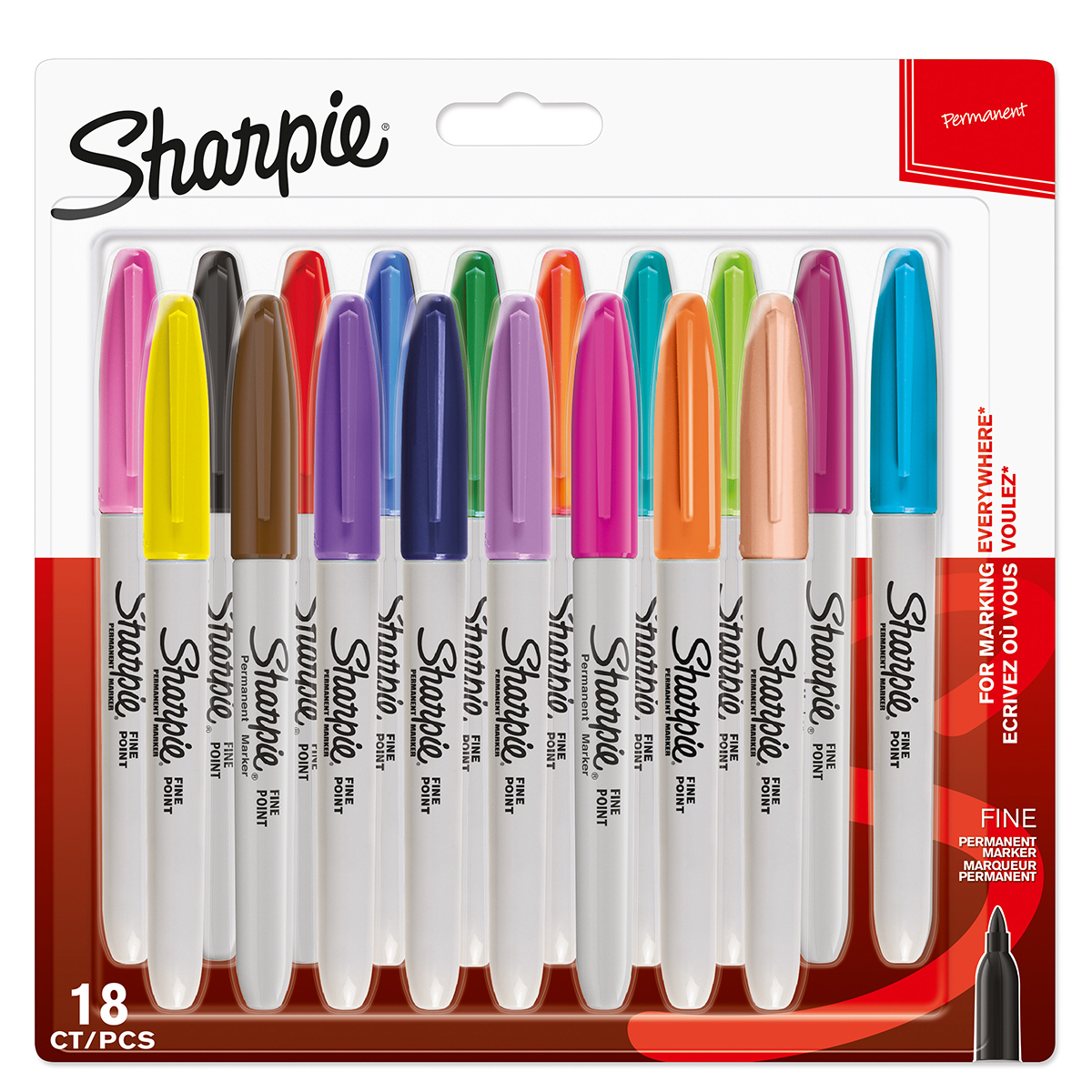 Sharpie Brush Tip Permanent Marker Sets