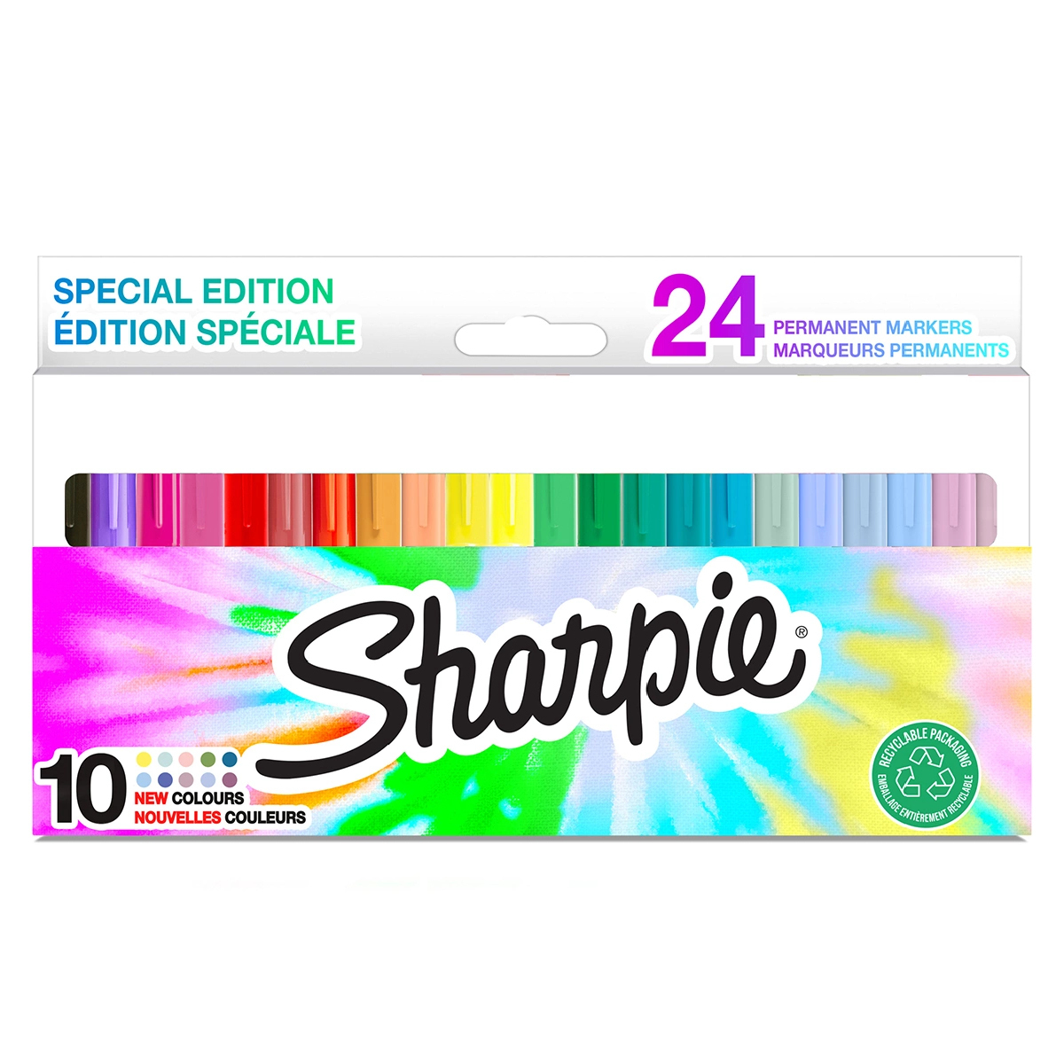 Sharpie Metallic Marker Set, Carded Packaging, Fine, 3-Colors