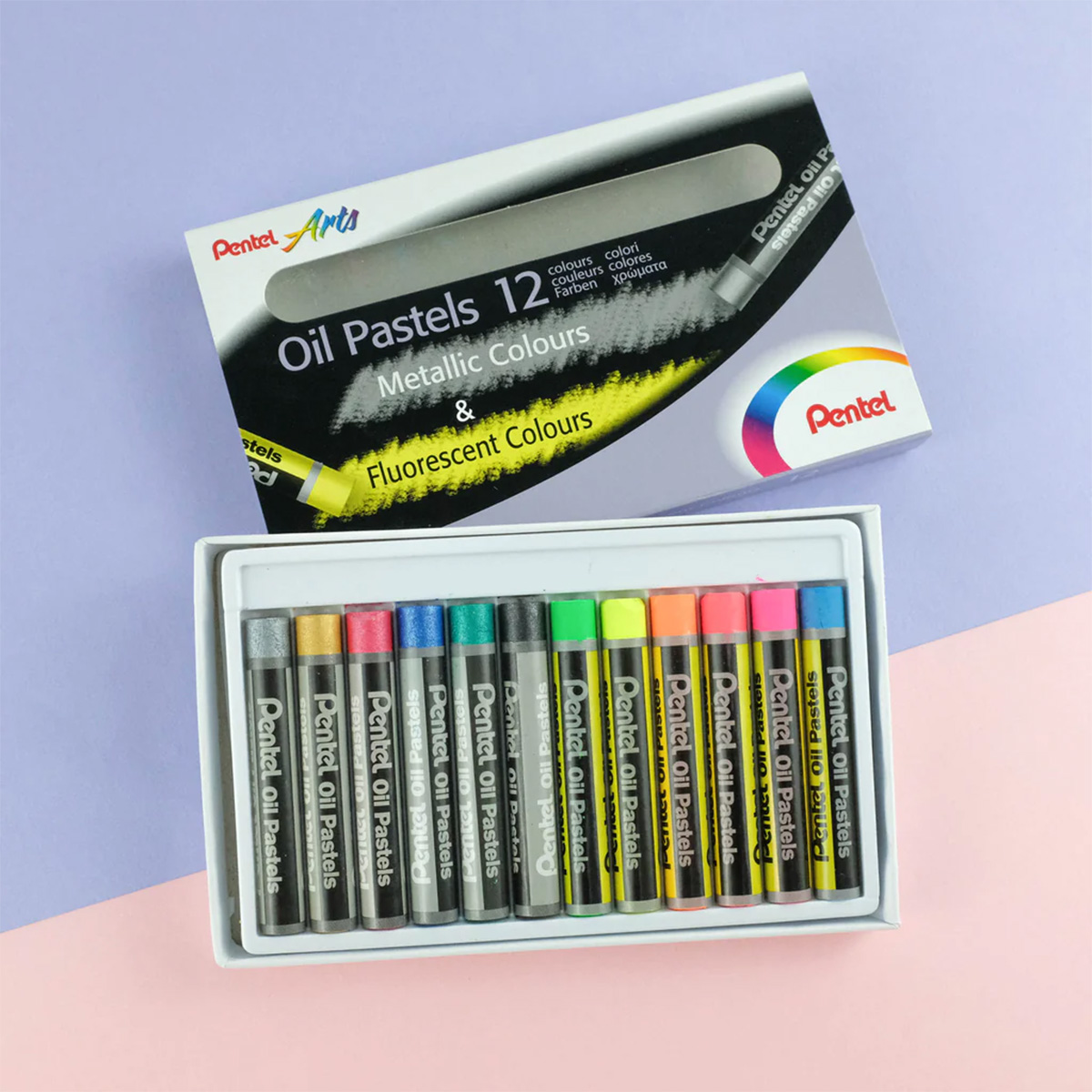 Posca Pastels, Premium Art Set of 24 Wax Pastels, Art Supplies for Home and  School | Luxury Crayons for Adults