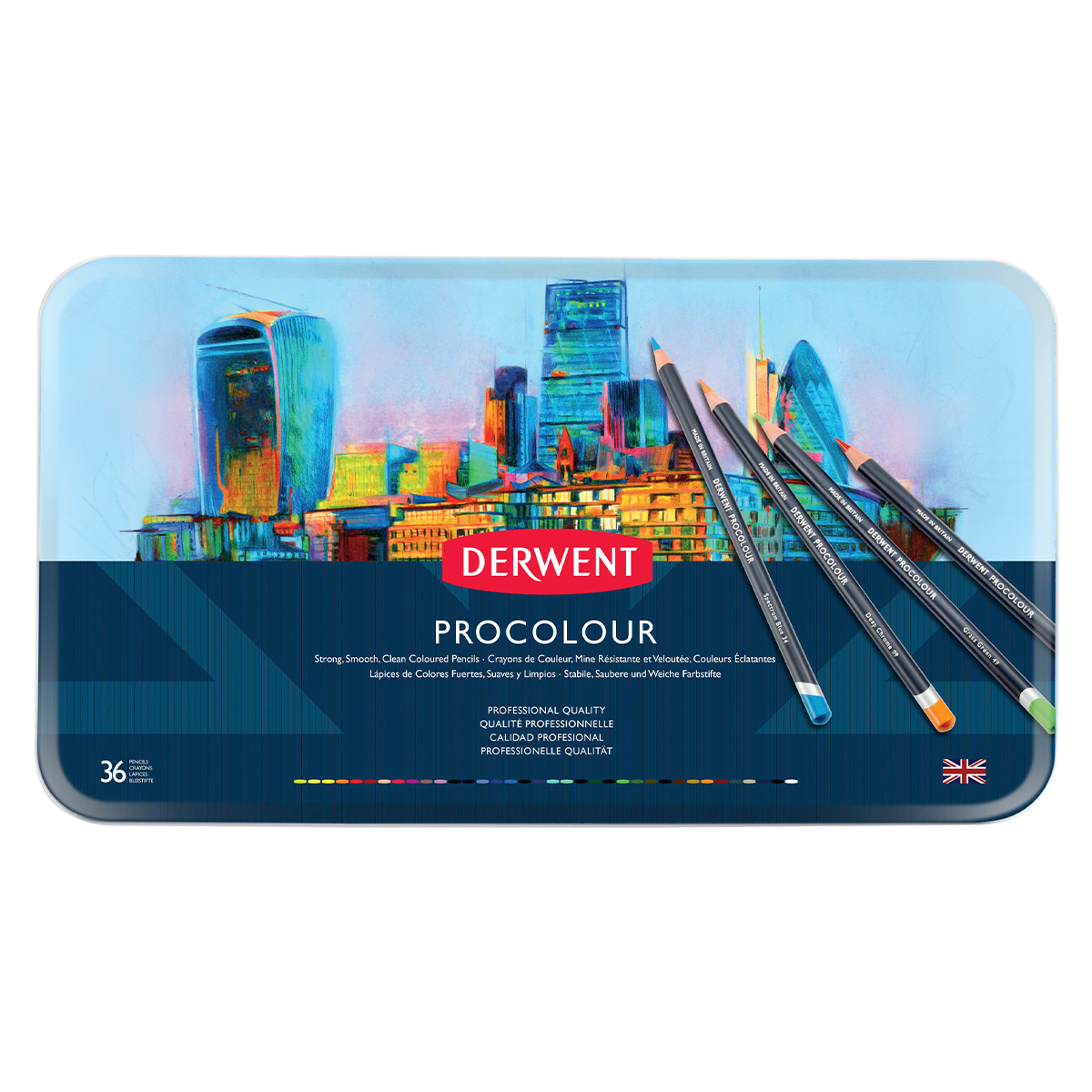 Derwent Procolour Coloring pencils Set of 36 | Pen Store
