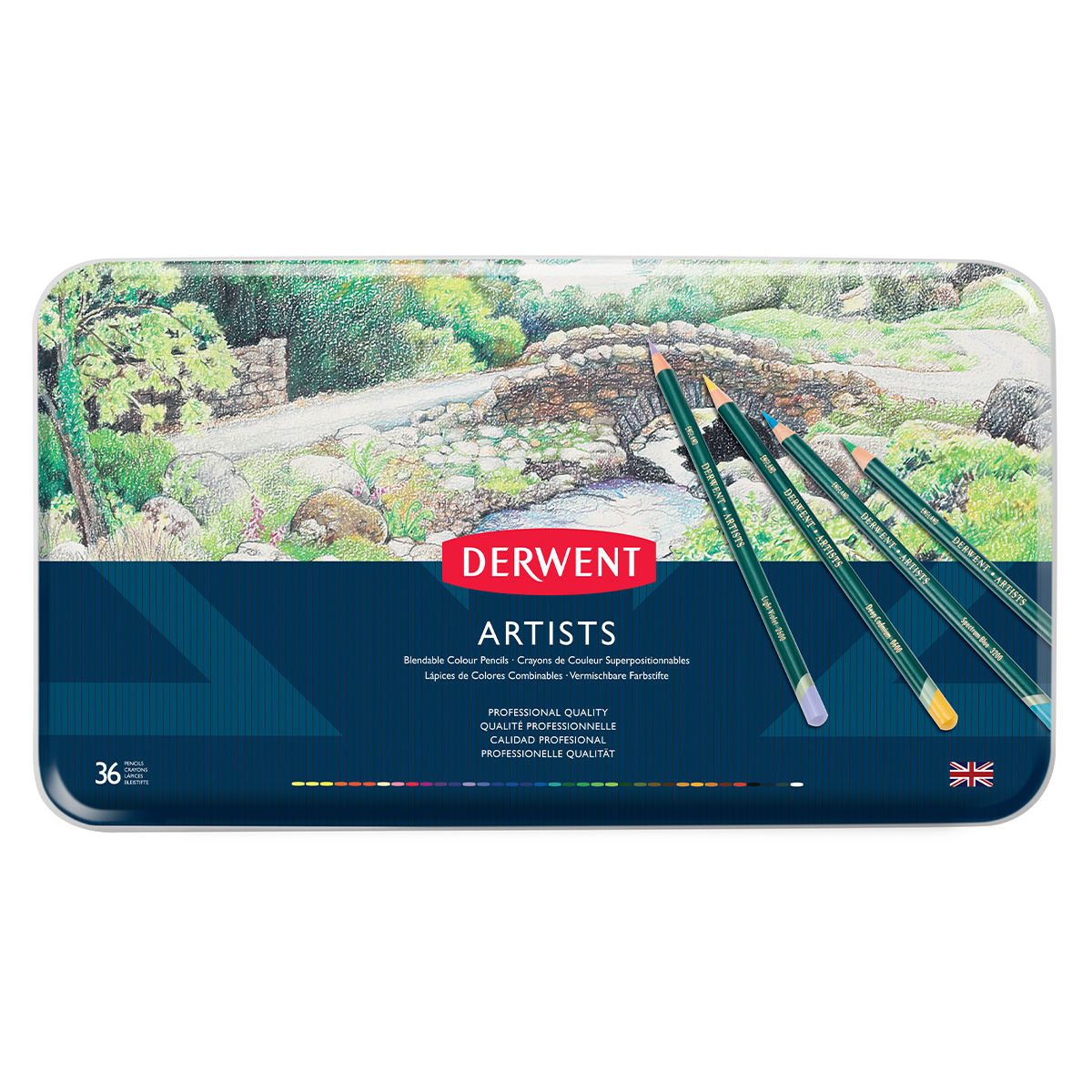 ゼニス新作モデル Derwent Artists Store Pen | 36 of Set pencils Coloring 画材