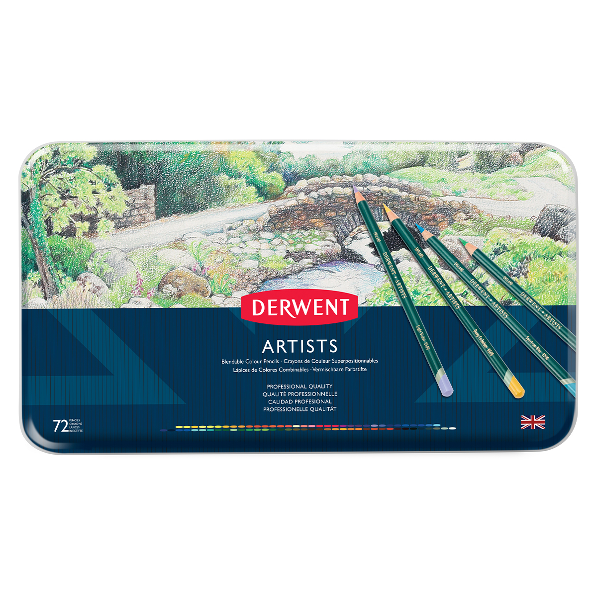 Derwent Artists Coloring pencils Set of 72 | Pen Store