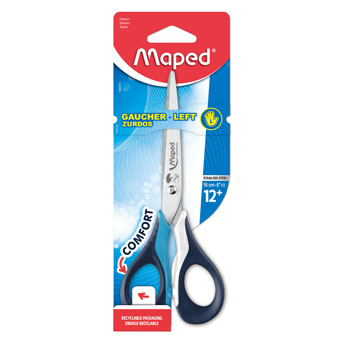 Maped Scissors Left-handed 16 cm