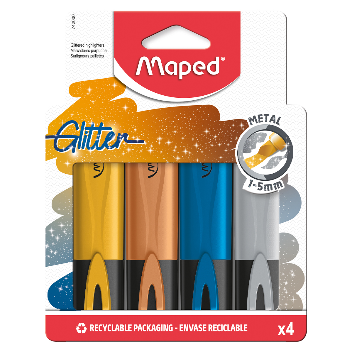 12 surligneurs fluos et pastel Fluo'Peps Maped – Maped France