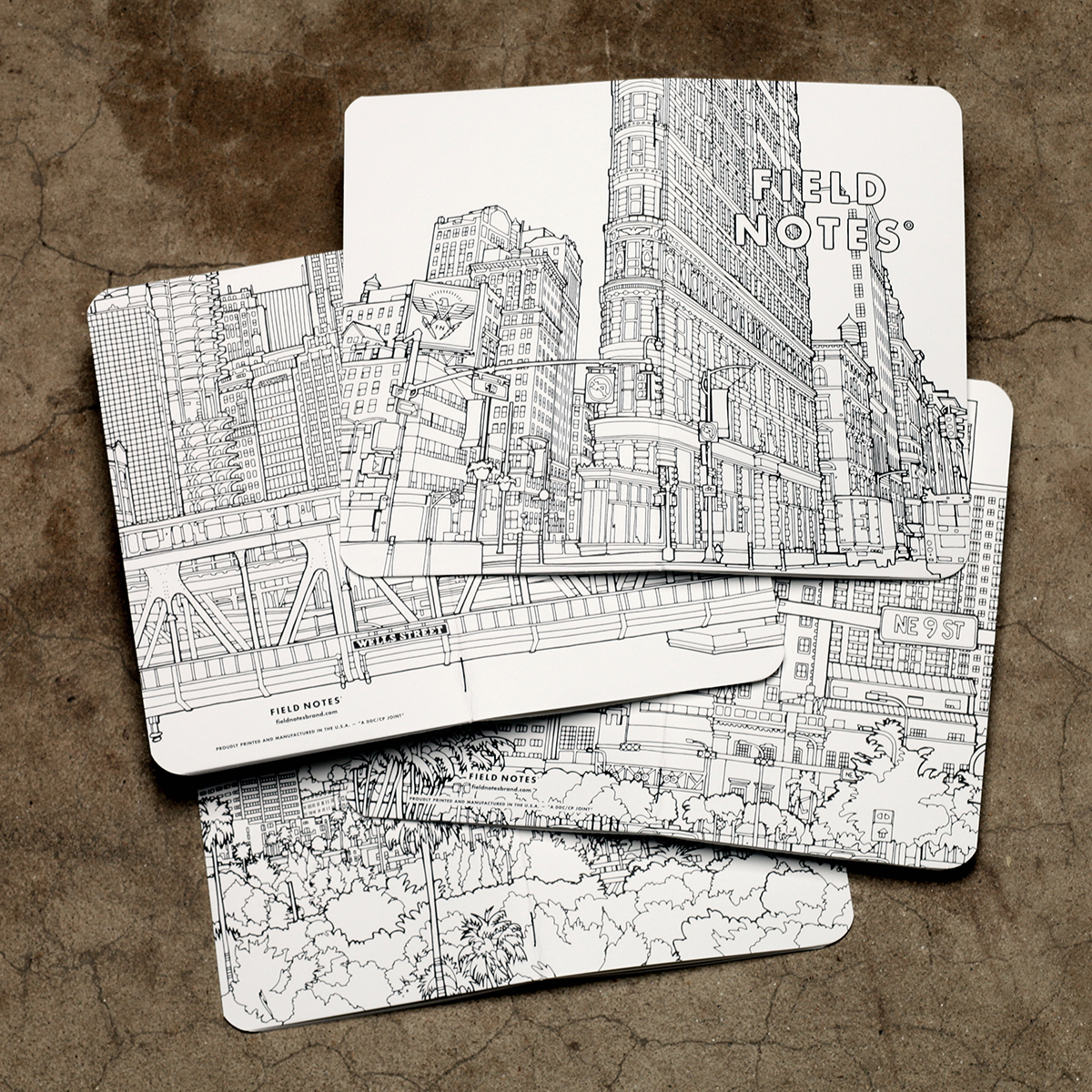 Streetscape Sketchbook Los Angeles/Chicago 2-Pack in the group Paper & Pads / Artist Pads & Paper / Sketchbooks at Pen Store (129840)