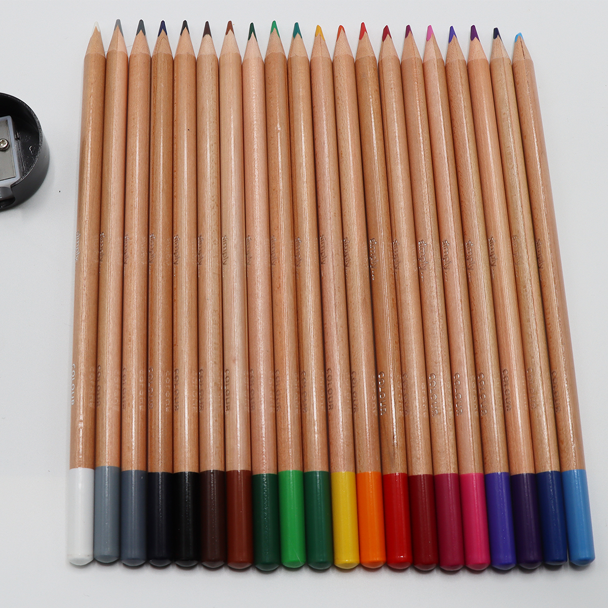 Simply Coloring Pencils Set of 20 in the group Pens / Artist Pens / Colored Pencils at Pen Store (129848)