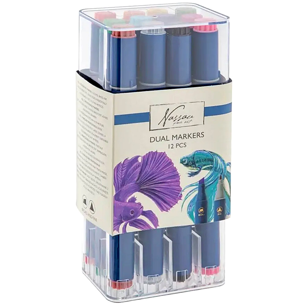 Pack of 48 Art Studio Dual-Tip Art Marker Pens