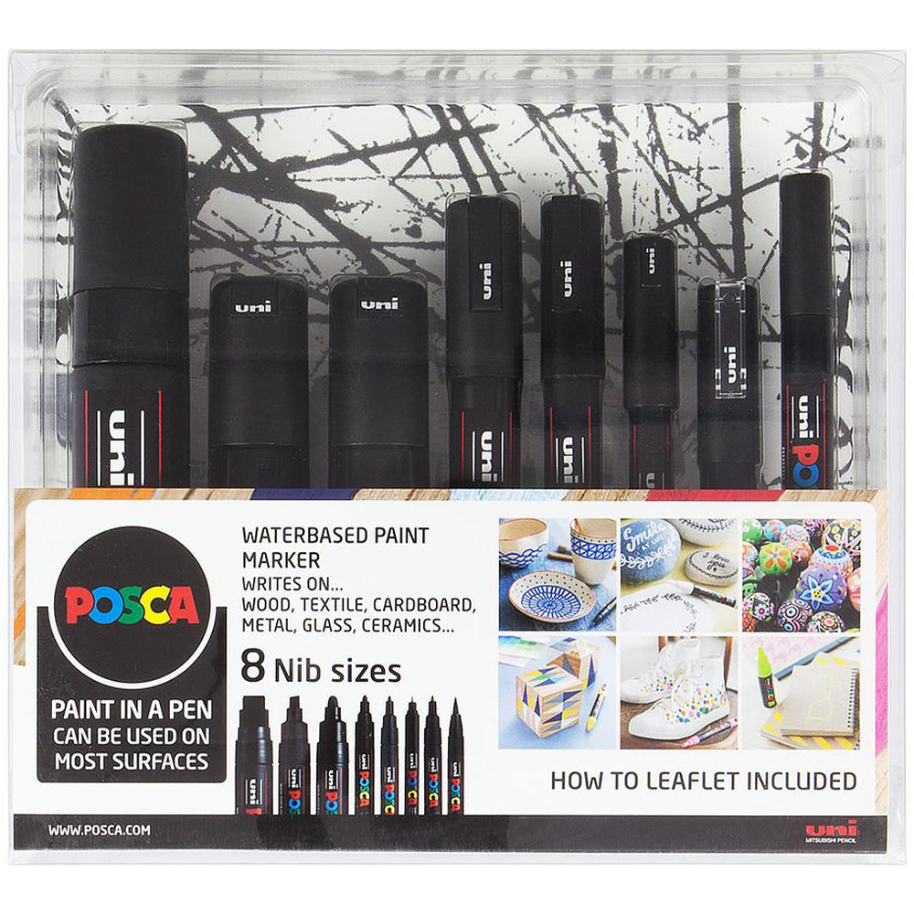 POSCA 8-Pack 3m Multi Paint Pen/Marker in the Writing Utensils department  at