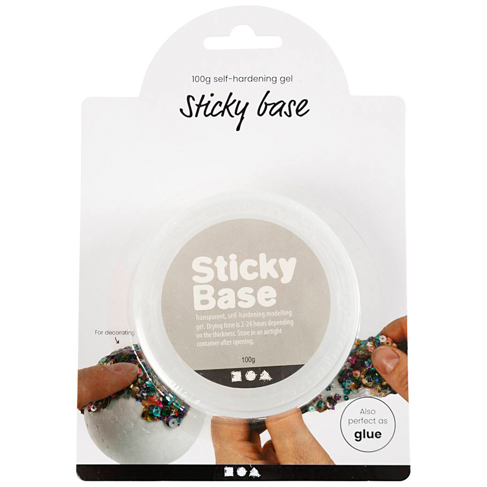 Sticky Base, Transparent Modelling Compound - 100g Sticky Base, Transparent Modelling Compound - 100g