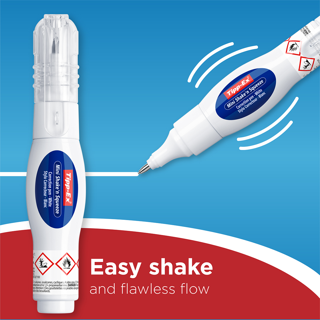 Tippex Shake N Squeeze Korrekturflüssigkeit Im Blister - 1 Stück
