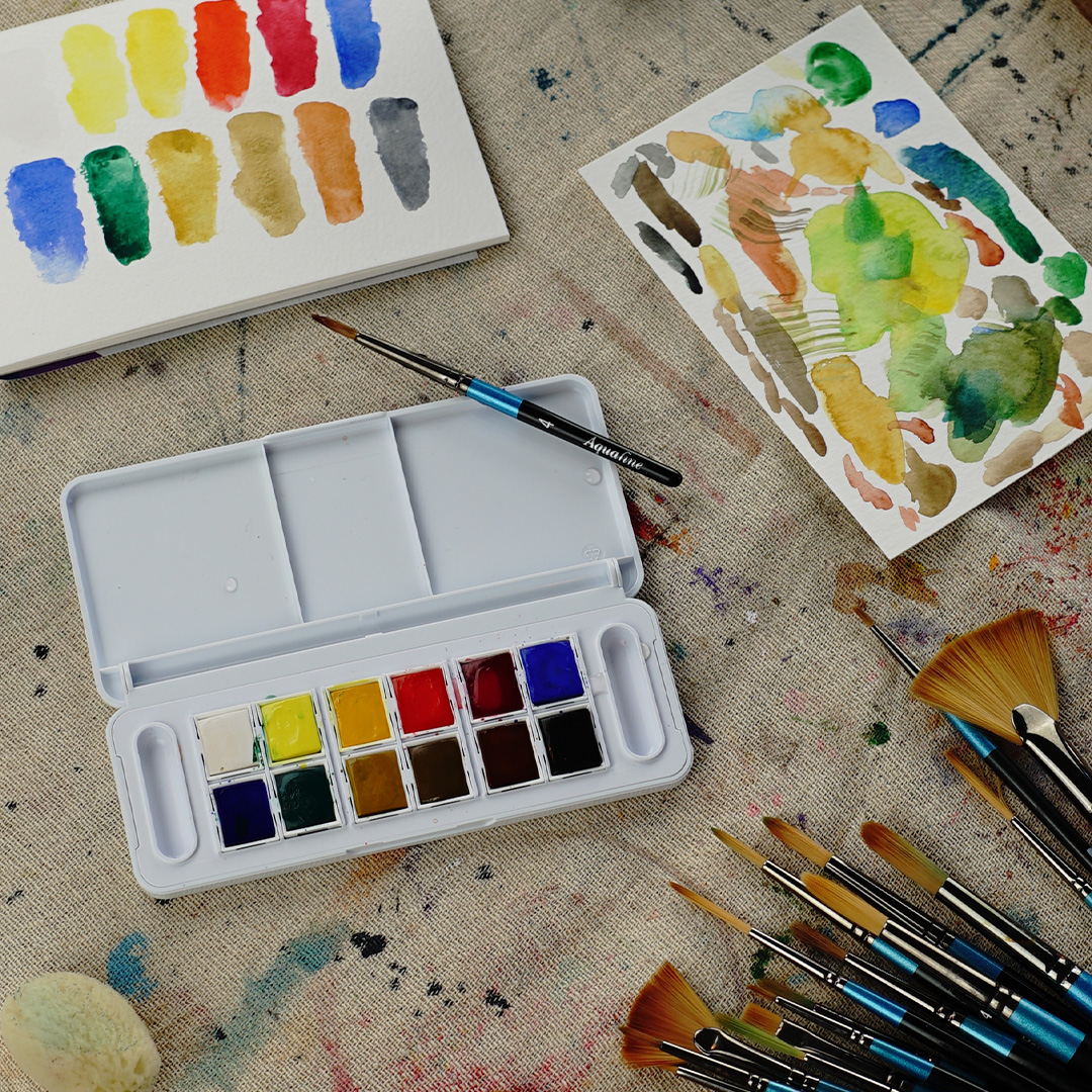 Akavrellpensel serie 48 Fan Nr 2