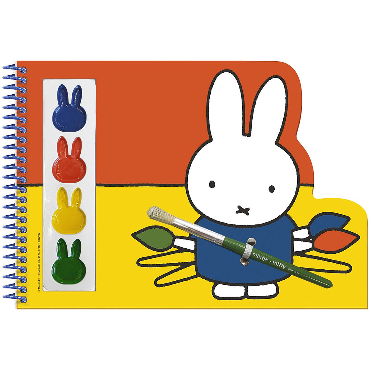 Moxy Miffy Paint Book Colours + Brush | Pen Store