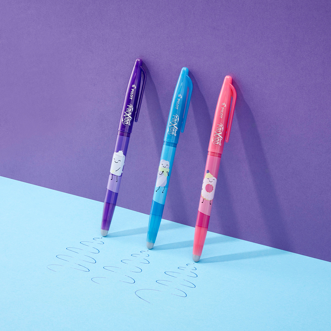 Pilot Hi-Tecpoint V5 Tintenroller 3 Stück, Violett, 0,3 Mm – Flüssige Tinte, Sichtbarer Tintenstand, Metallclip
