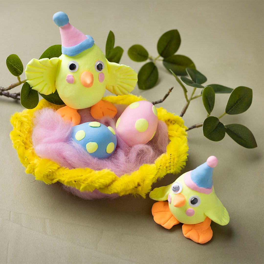 Mini DIY Kit Modelling Clay Easter