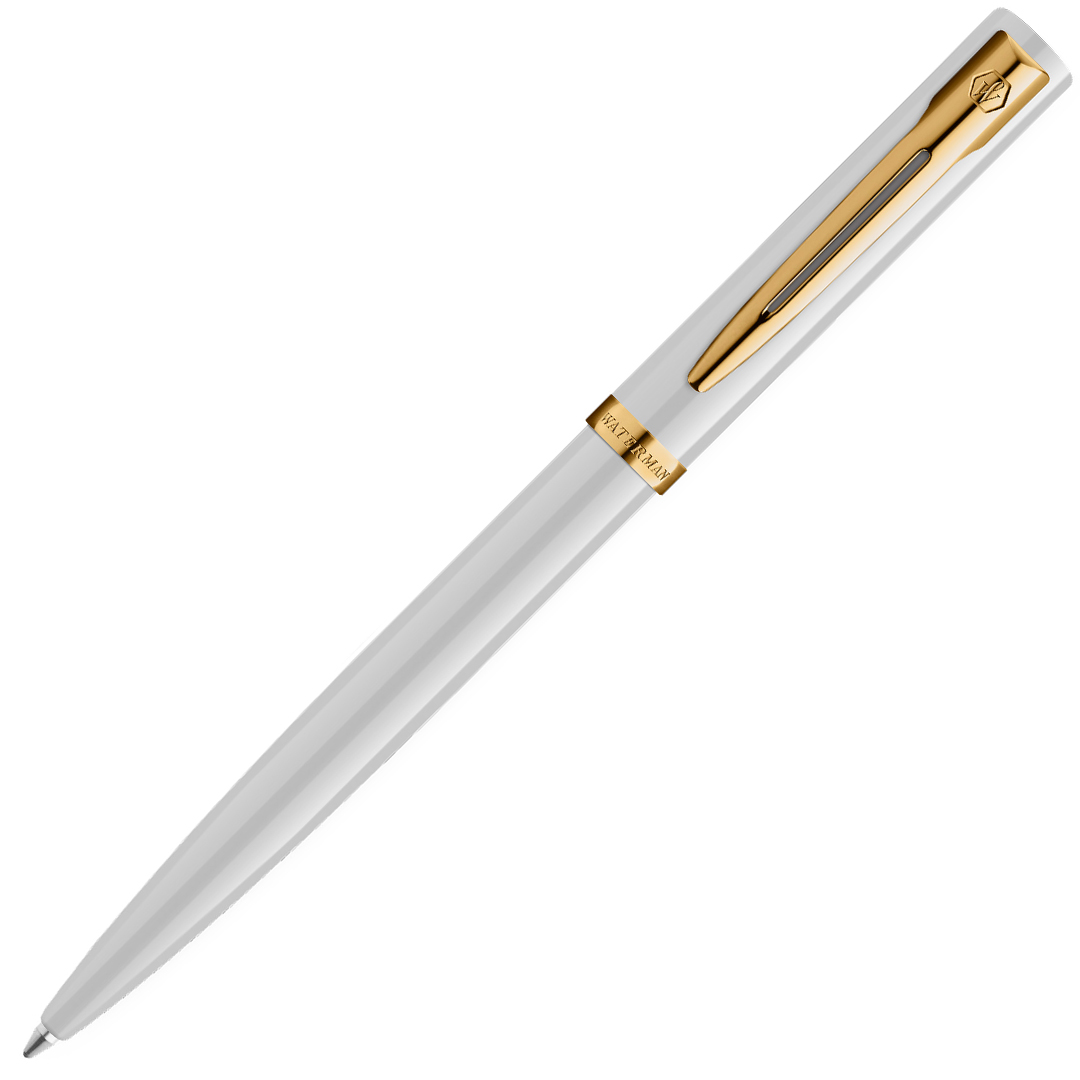 Waterman Impression White/Gold Ballpoint | Pen Store