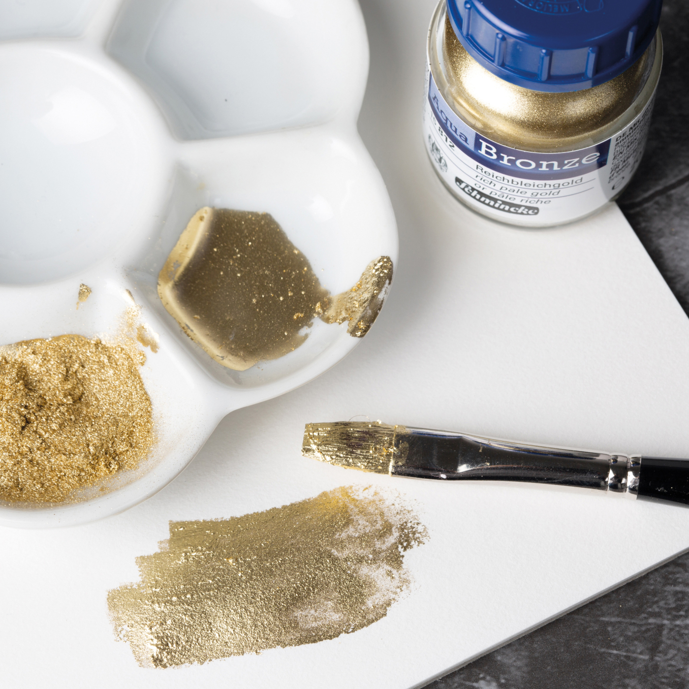 Aqua Bronze Rich Pale Gold