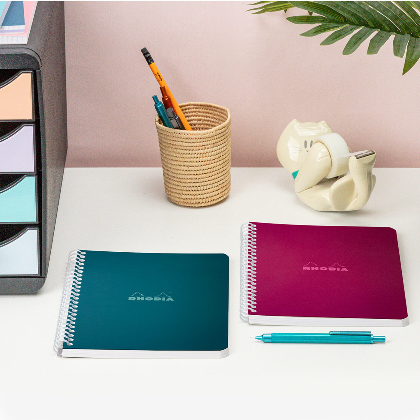 Notebook Spiral Plum A5 Ruled