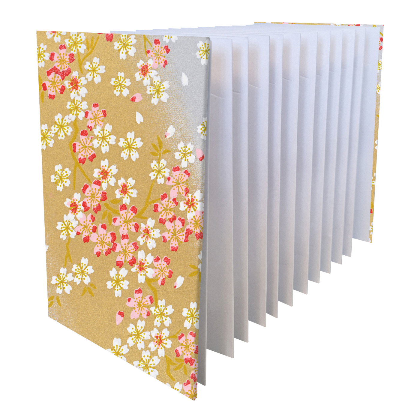 Notebook Goshuincho Gold Flower